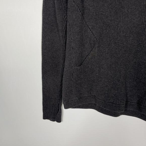 Lululemon Womens 6 Dark Heather Gray The Sweater The Better Crew Neck Cotton - Picture 4 of 7